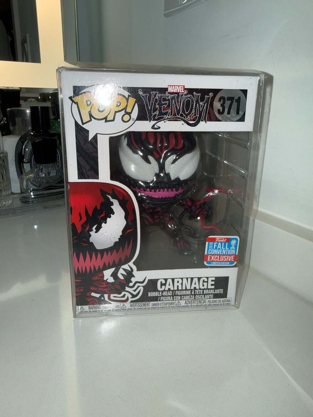 Funko Pop! Marvel Venom Carnage #371 2018 Fall Convention Exclusive Vinyl Figure